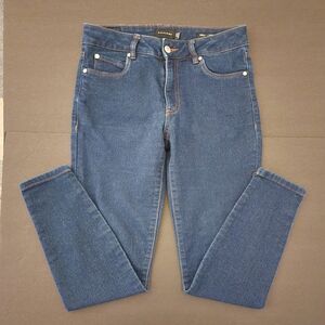 Tahari Kelly Classic Skinny Women's Jeans, Pockets, Blue, Size 6 28, Stretch